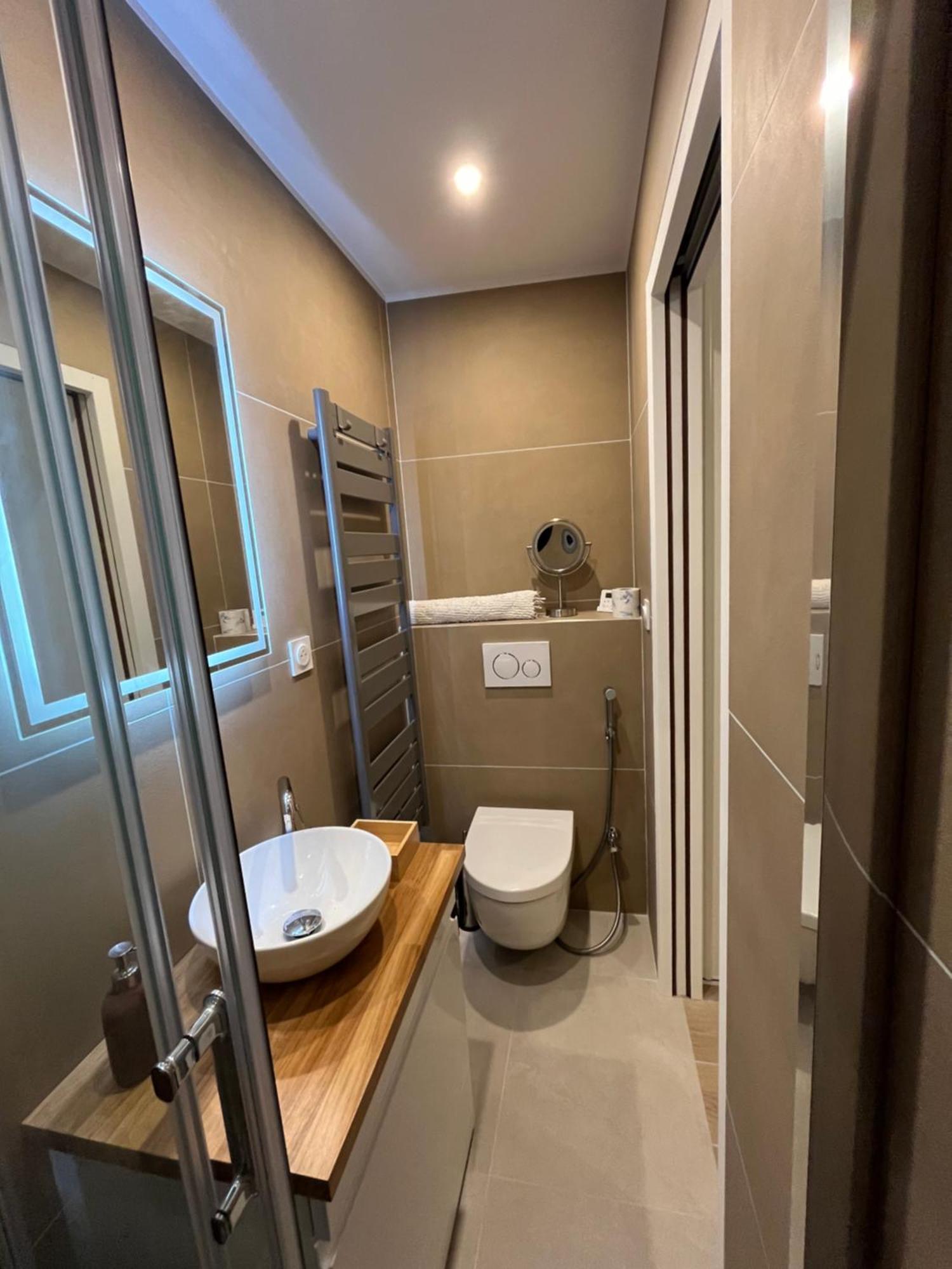 Chambre Chez Habitant Douche Wc Prives - Calme - Terrasse サン＝ジェルマン＝アン＝レー エクステリア 写真